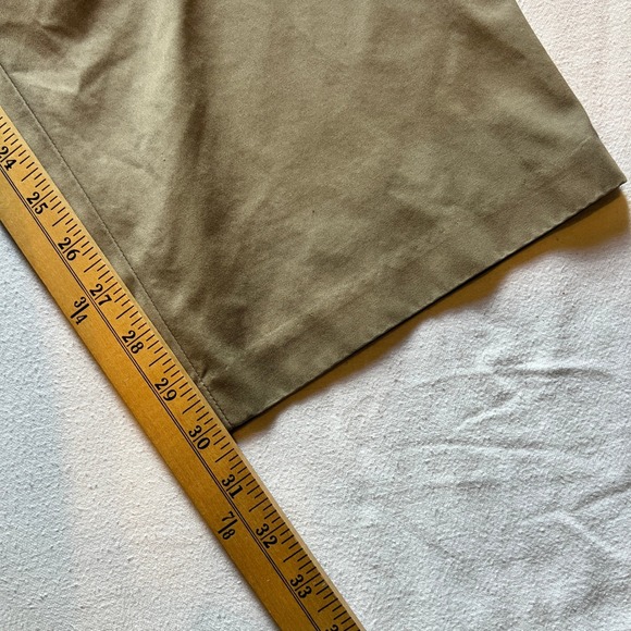 John W Nordstrom Dress Pant Men 44W 30L Beige Smartcare Wrinkle Free 100% Supima - Picture 10 of 11